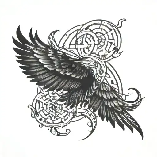 Capture Black Culture In A Dynamic Tattoo Design Featuring Symbols Of Strength And Resilience