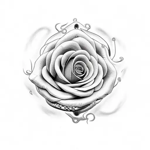 The Snake In The Burning Rose