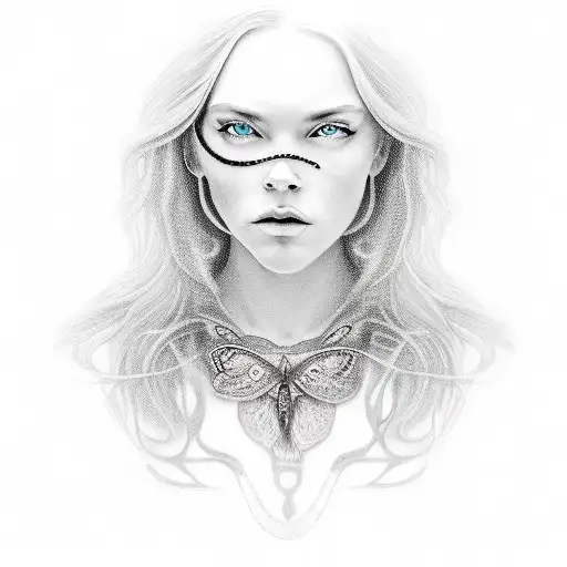 Portrait Of Female Letting Go