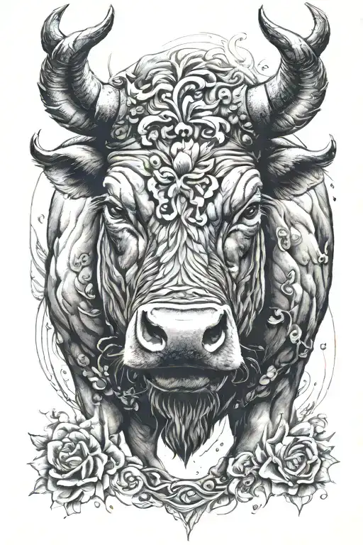 4K Ultra Realistic Bull Deepness