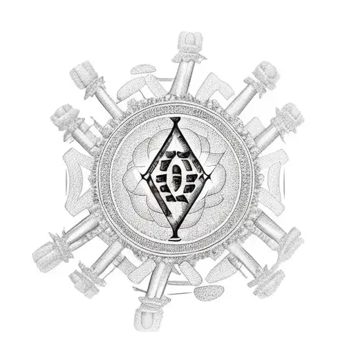 Menorah With Lotus Flowers In Place Of Candles