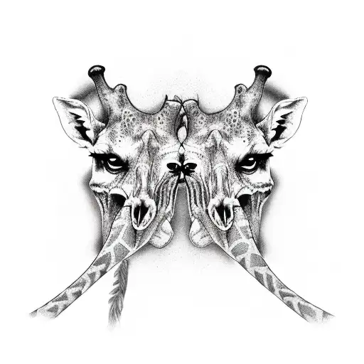 Giraffe Skull