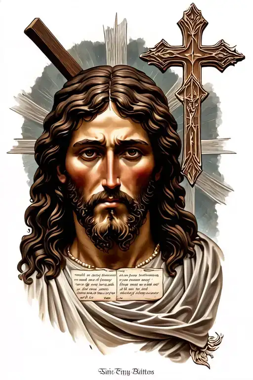 I Want Something About Jesus And With Crosses With A Bible Verse