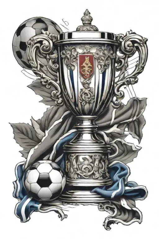 Euro Cup Trophy Please Incorporate England Football Logo