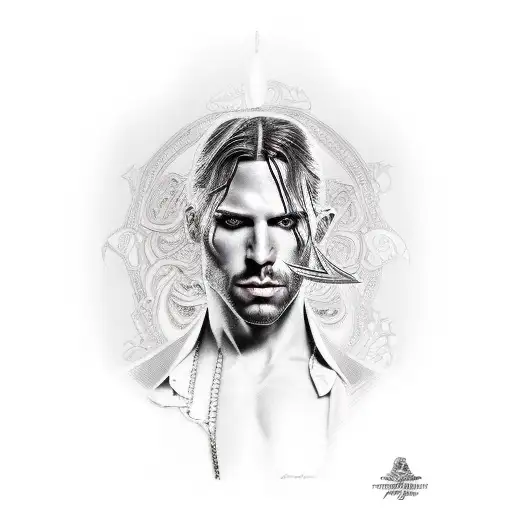 A Realistic Portrait Of A Favorite Character From The Black Dagger Brotherhood Books