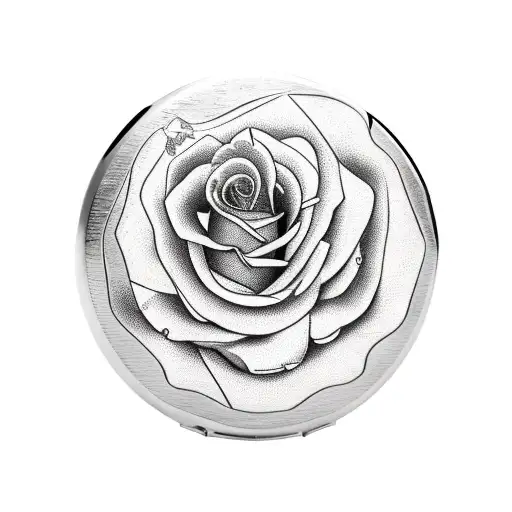 2 Pocket Watch With Rose