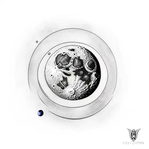 Moon With A Fourtheen Number