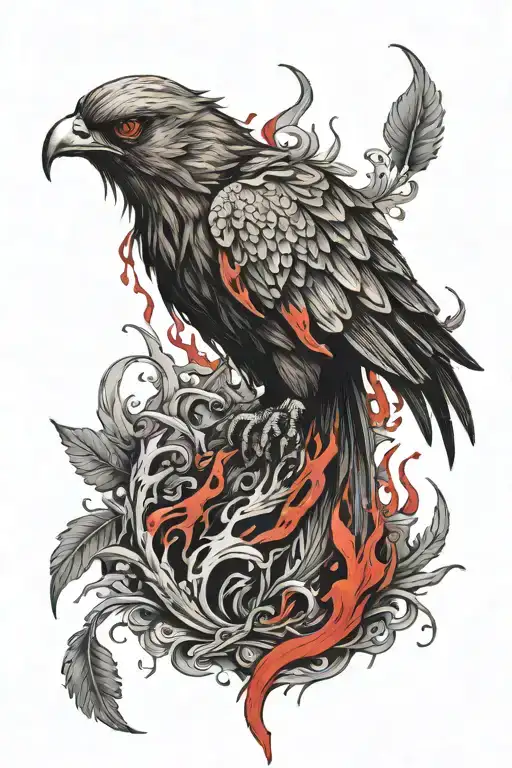 Phoenix Blood Dripping