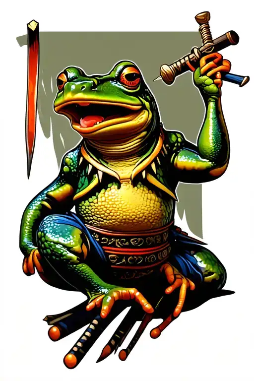 Frog Samurai