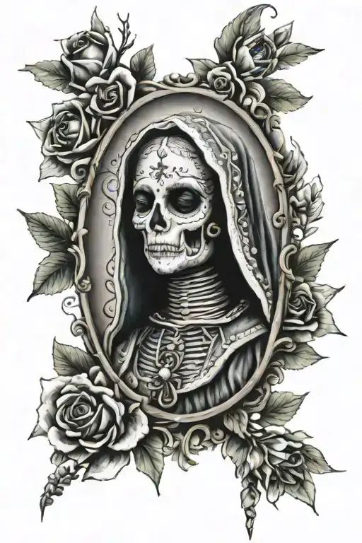 Lady Of Guadalupe Skeleton
