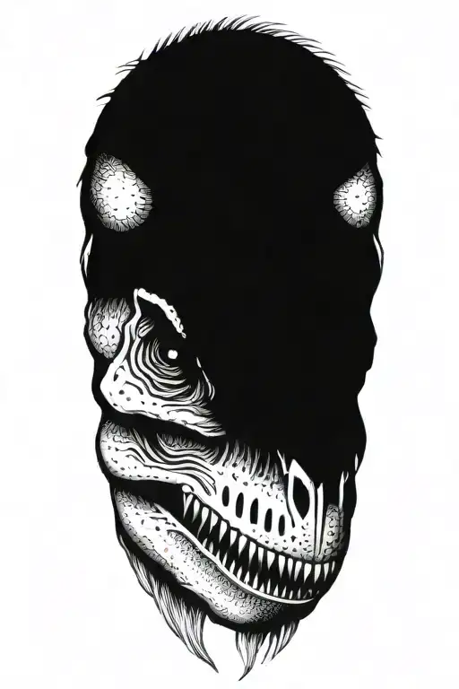 Tyrannosaurus Wearing A Spider