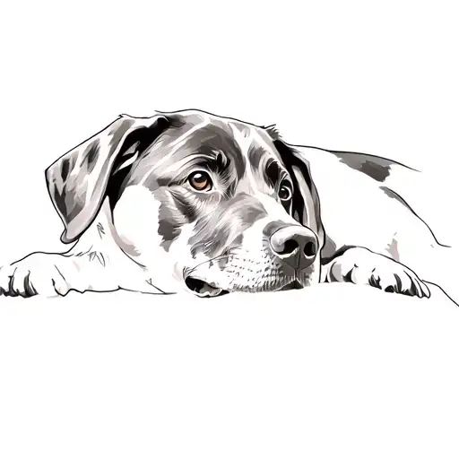 A Black Labrador Retriever