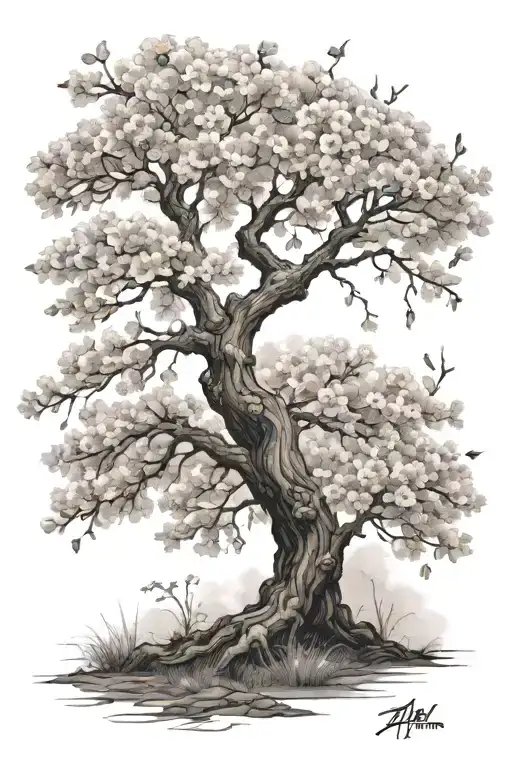 Blossom Tree Growing