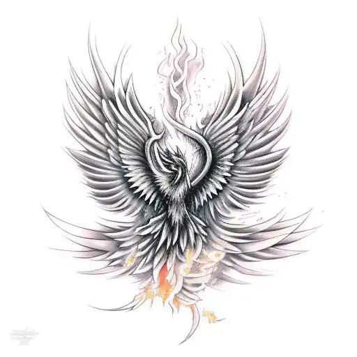 Realistic Phoenix Angry And Breathing Fire