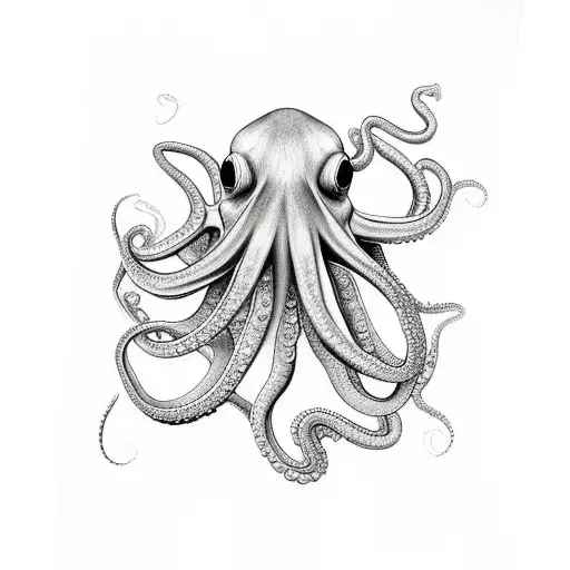 Octopus Hanging Off Shoulder