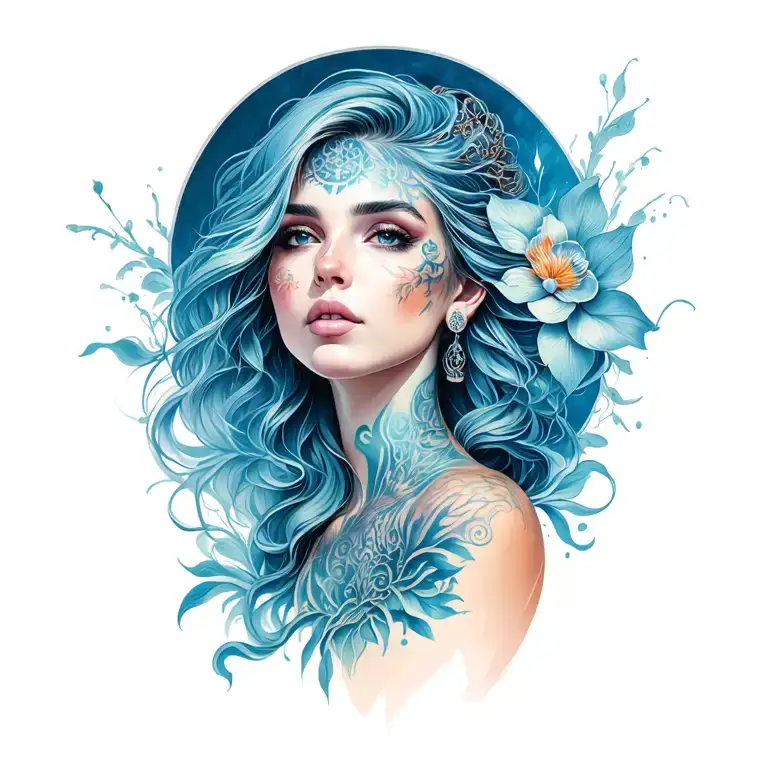 Woman's Rebirth Qnd Refreshing