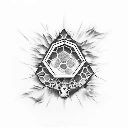 Honeycomb Windows With Diffrent Animal Inside Each Little Window