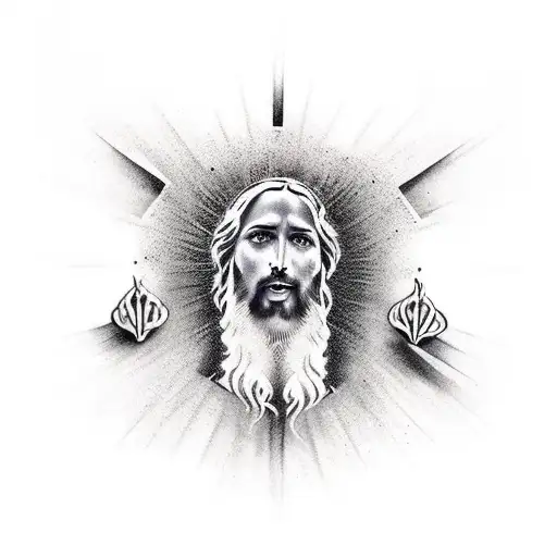 Jesus Kreuz Mit Gott