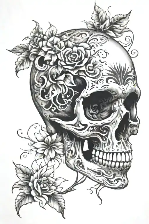 Psychedelic Skull