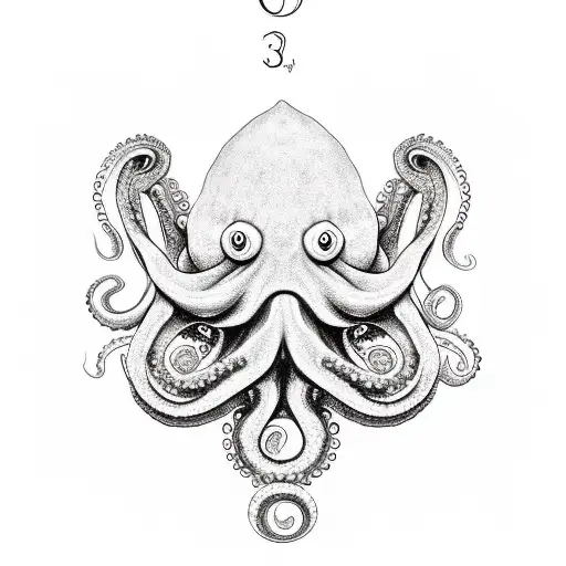 Octopus With Third Eye Almost Cthulhu