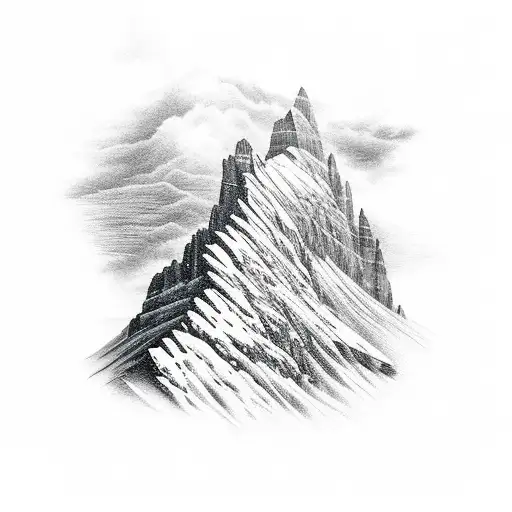 Mountain Scene From The Isle Of Skye