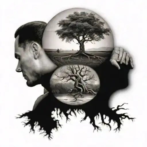 A Person About To End His Life And A Last Tree Of Hope