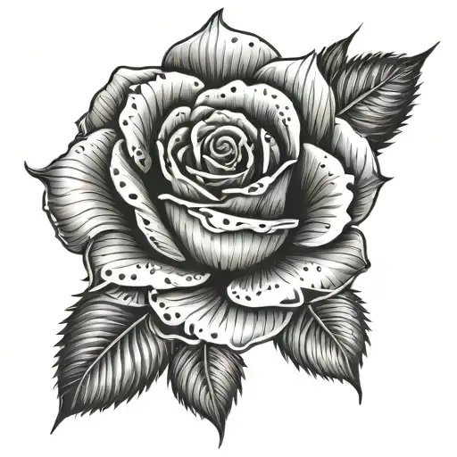 Rose Tattoo Design Inspired