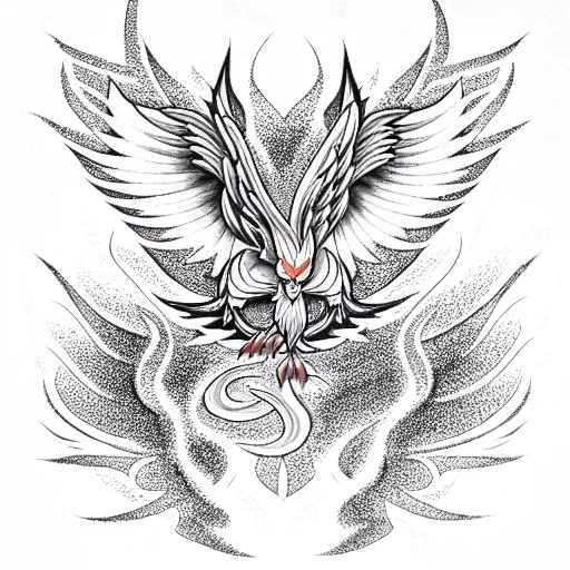 Symetrical Fire Phoenix