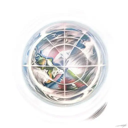 Half Sun And Half Earth Faded Together