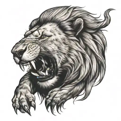 Lion Roaring