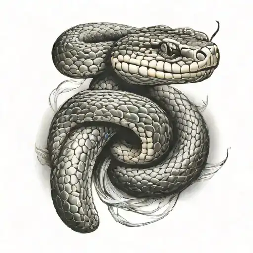 Snake Eating Its Own Tail