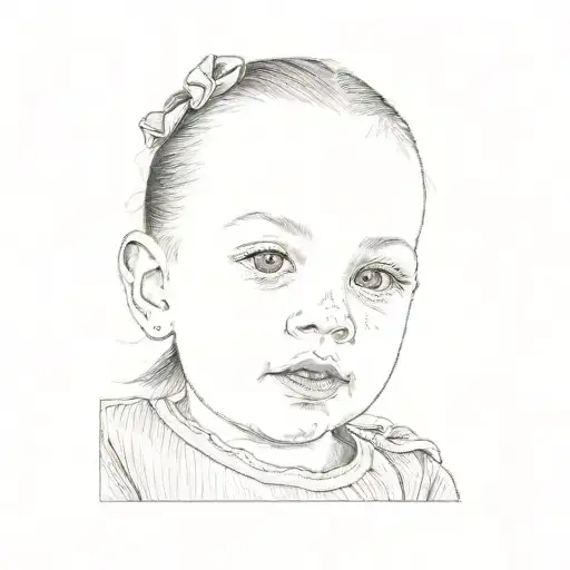 A Little Girl Wearing A Pink Shirt