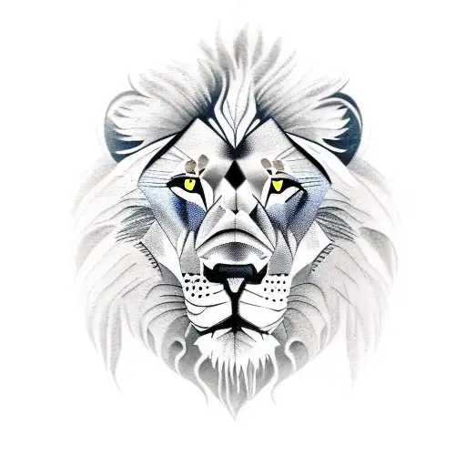 Lion Fighting With A Wolf