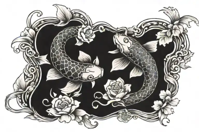Koi And Snake