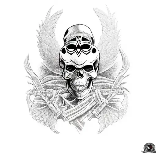Army Ranger Skeleton