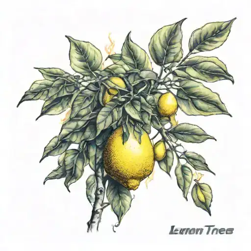 Lemon Tree With Fire Coming