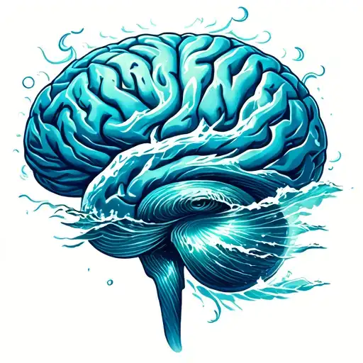 Stormy Ocean In A Brain