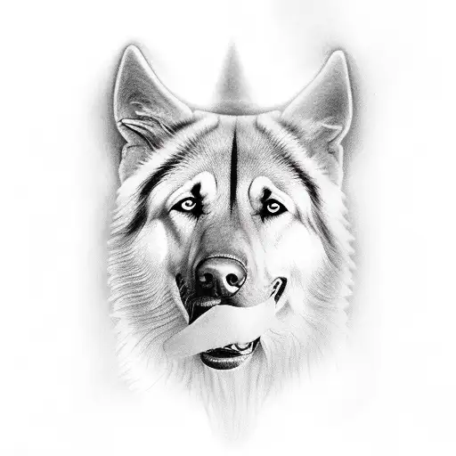 A Greek God With The Head Of A Kangal Dog