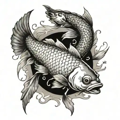 Ying Yang Fish