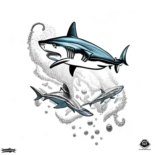 Shark With A Golden Crest