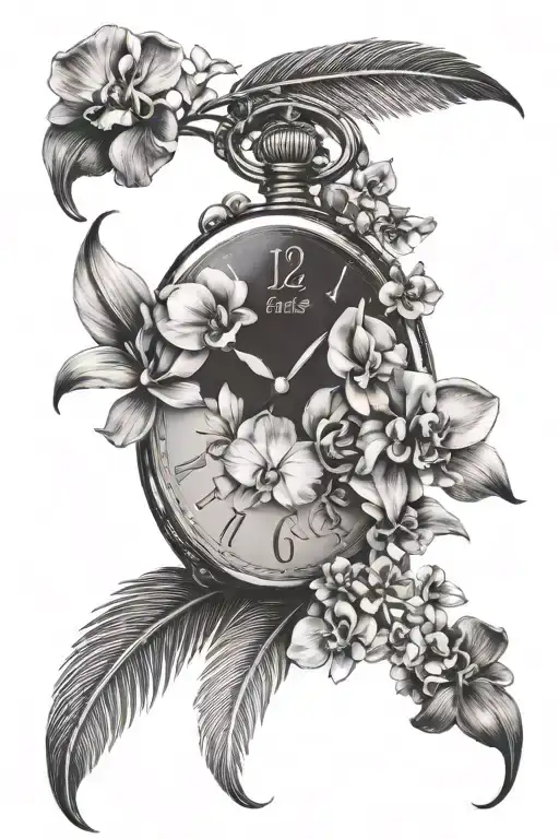 Orchid Feather Watch