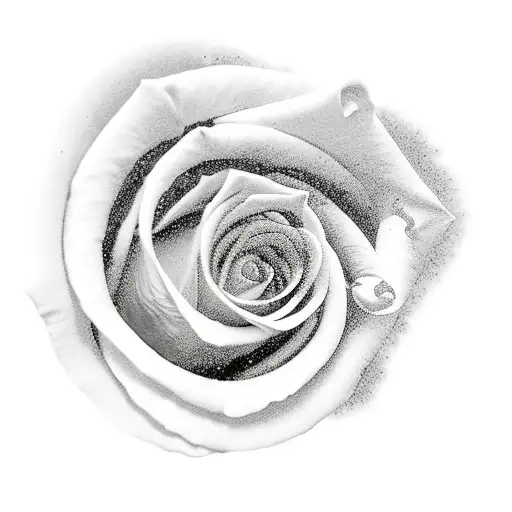 Stairway To Heaven With Roses And Doves