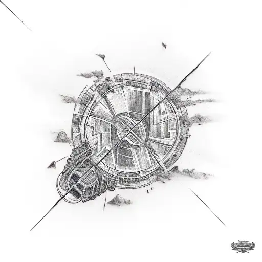 Skyscrapers And Rain Forest