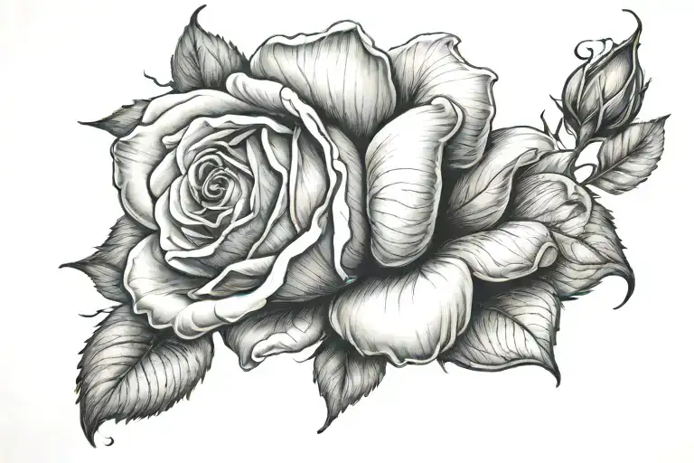 Name Inside Of A Rose