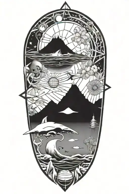 Geometric Japanese Space