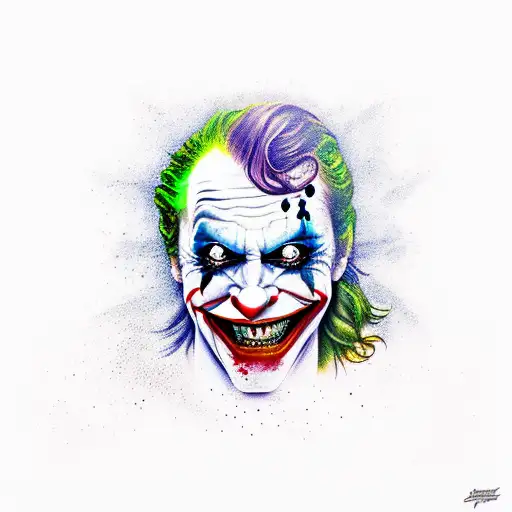 Bloody Joker With Pkaying Carda