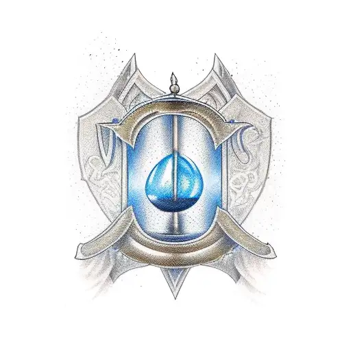 A Sword Smashing Hourglass With Sand