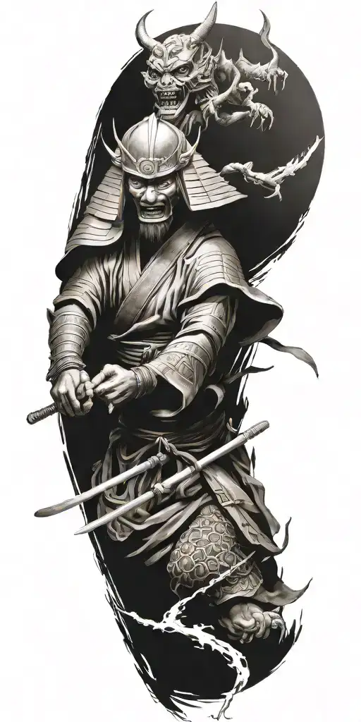 Demon Ninjas And Samurai