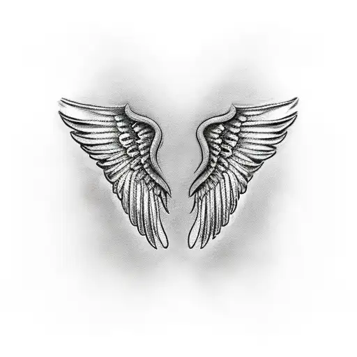 Angel Wings With Armenian Cross