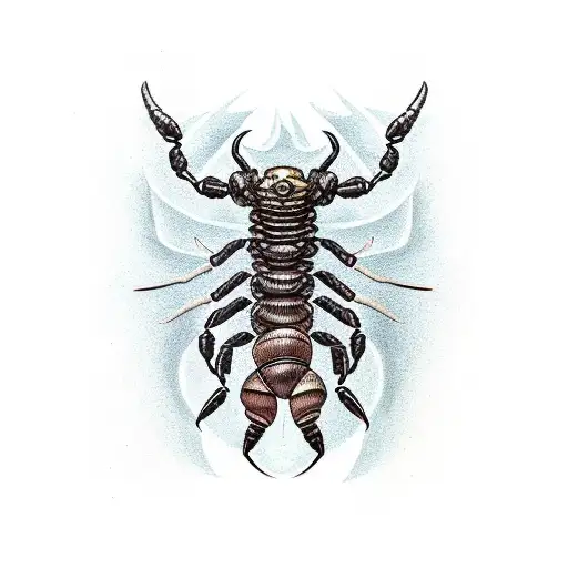 Scorpion That Feels Like Is Burned To Your Skin